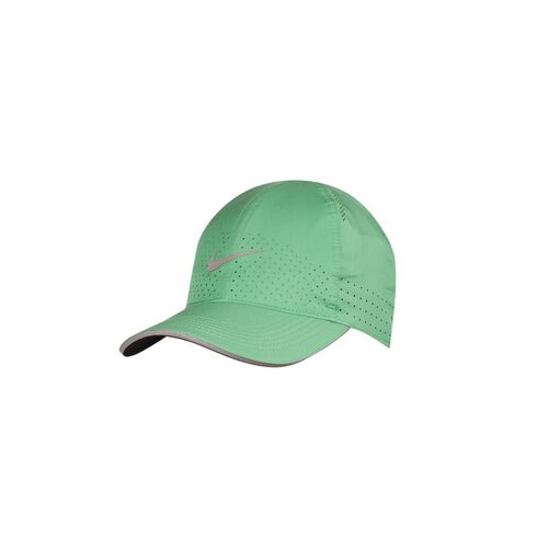 Nike Dri-fit Aerobill Featherlight Perforated Running Cap (ghost Green)